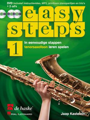 Jaap Kastelein_Klaas de Jong: Easy Steps 1 tenorsaxofoon
