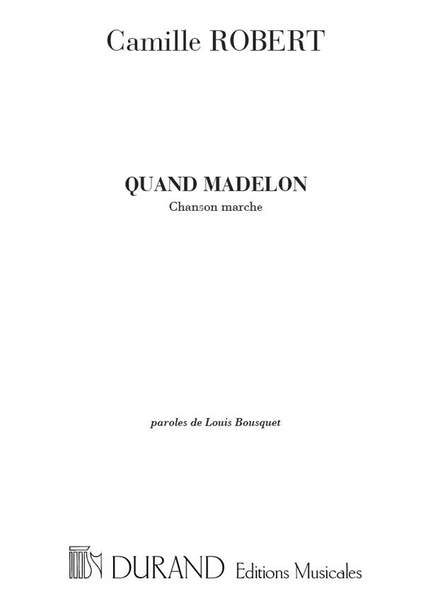 Camille Robert: Madelon