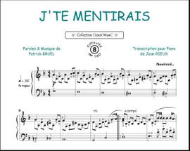 Patrick Bruel: J'te Mentirai (Collection Crock'MusiC)