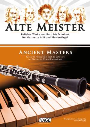 Franz Kanefzky: Alte Meister für Klarinette in B und Klavier/Orgel