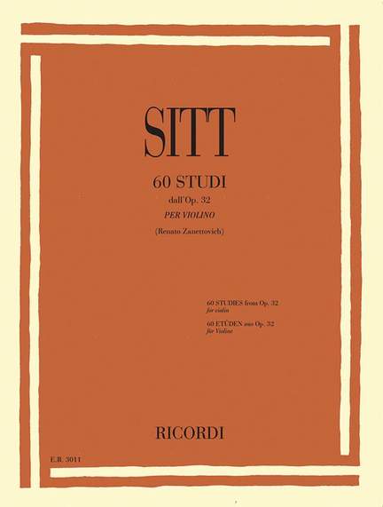 Hans Sitt: 60 Studi dall'Op. 32