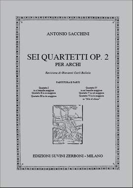 Antonio Sacchini: Quartetto I In Si Bemolle Maggiore
