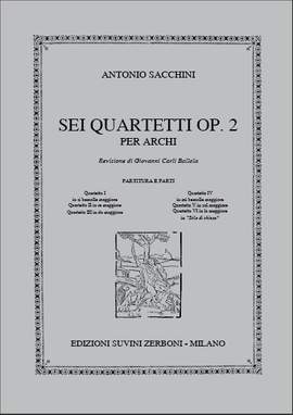 Antonio Sacchini: Quartetto V In Sol Maggiore