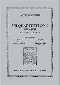 Antonio Sacchini: Quartetto VI In La Maggiore In Stile Di Chiesa