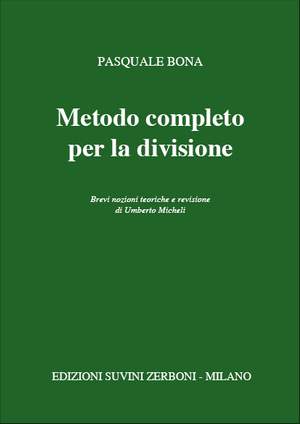 Pasquale Bona: Metodo Completo Per La Divisione