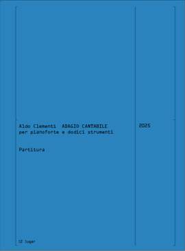 Aldo Clementi: Adagio Cantabile (1989)