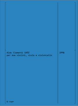 Aldo Clementi: Satz (1998)