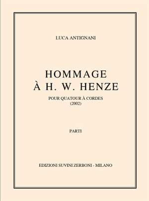 Luca Antignani: Hommage A Henze