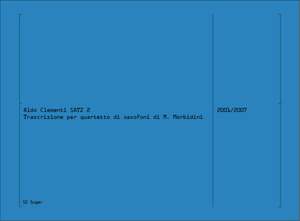 Aldo Clementi: Satz 2