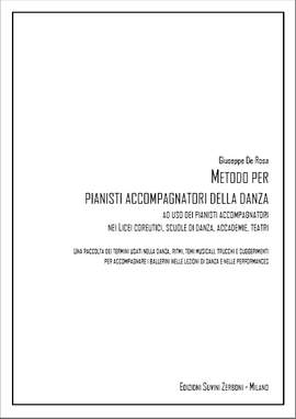 G. De Rosa: Manuale Per Pianisti Accompagnatori Della danza