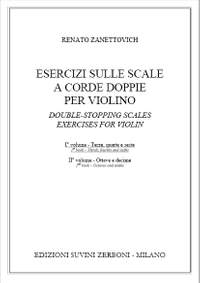 Renato Zanettovich: Esercizi Sulle Scale A Corde Doppie Per Violino