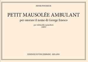 Henri Pousseur: Petit Mausolee M