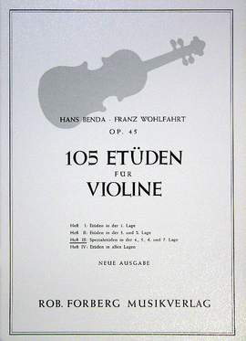 Franz Benda: 105 Etüden, Nr. 3, op.45