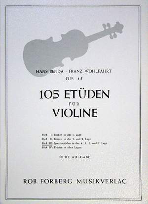 Franz Benda: 105 Etüden, Nr. 3, op.45