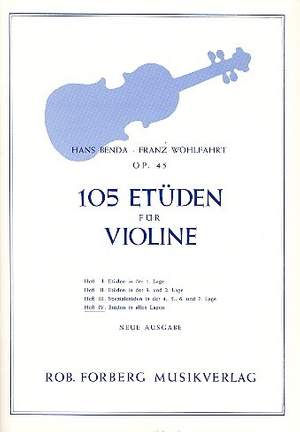 Franz Benda: 105 Etüden, Nr. 4, op.45