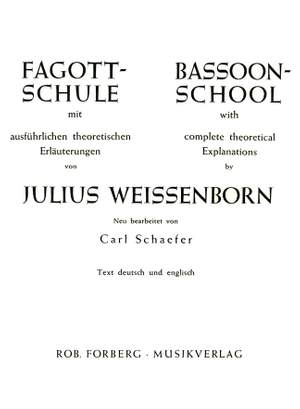 Julius Weissenborn: Fagott-Schule
