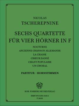 Nikolai Tcherepnin: Sechs Quartette D-Dur