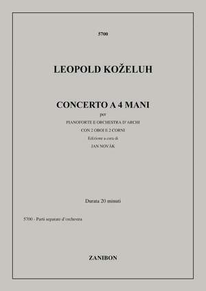 Leopold Kozeluch: Concerto A Quattro Mani