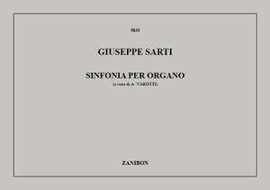 Giuseppe Sarti: Sinfonia Per Organo