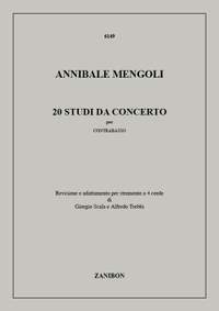 Annibale Mengoli: 20 Studi Da Concerto Per Contrabbasso