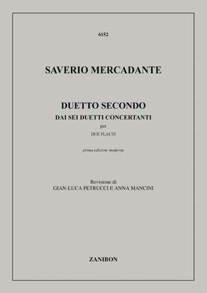 Saverio Mercadante: Sei Duetti Concertanti: Duetto Secondo