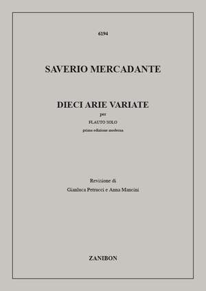 Saverio Mercadante: Dieci Arie Variate (10)