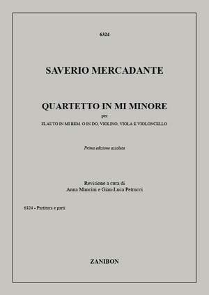 Saverio Mercadante: Quartetto In Mi Min.