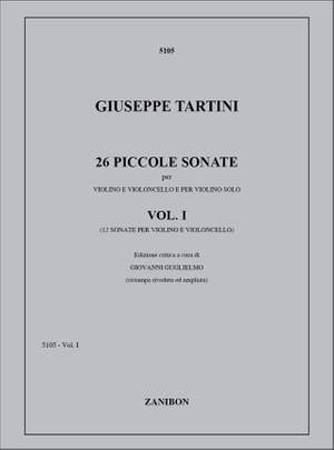 Giuseppe Tartini: 26 Piccole Sonate Vol.1