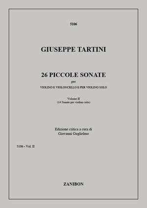 Giuseppe Tartini: 26 Piccole Sonate