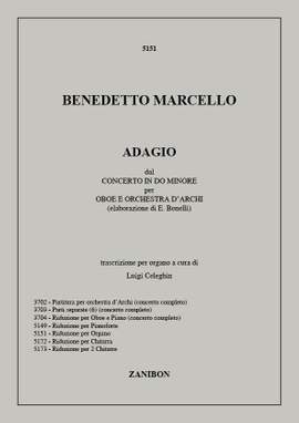 Benedetto Marcello: Adagio Dal Concerto In Do Minore Per Oboe E