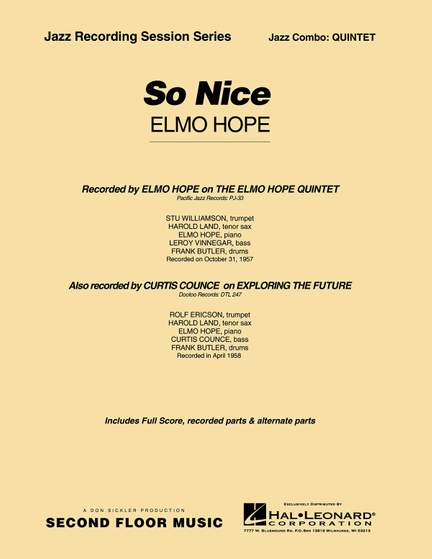 Elmo Hope: So Nice
