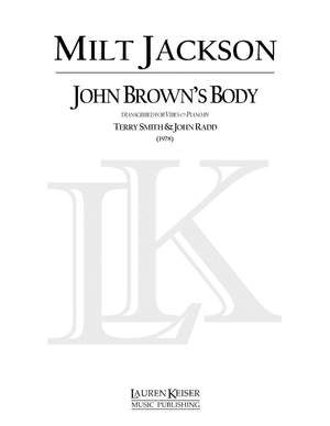 Milt Jackson: John Brown's Body for Vibes and Piano