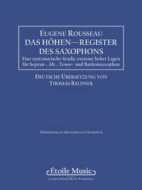 Eugene Rousseau: Saxophone High Tones - German Edition