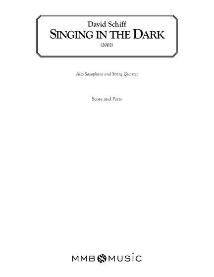 David Schiff: Singing in the Dark