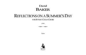David Baker: Reflections on a Summer's Day