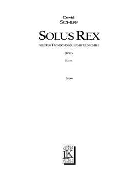David Schiff: Solus Rex