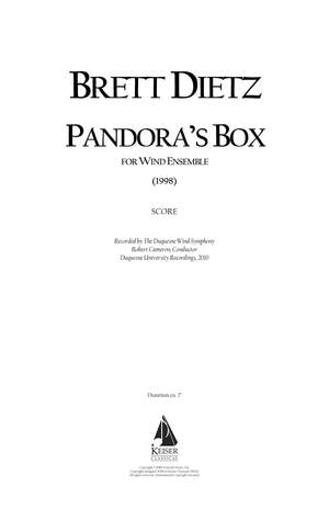 Brett William Dietz: Pandora's Box