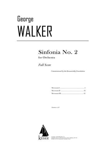 George Walker: Sinfonia No. 2