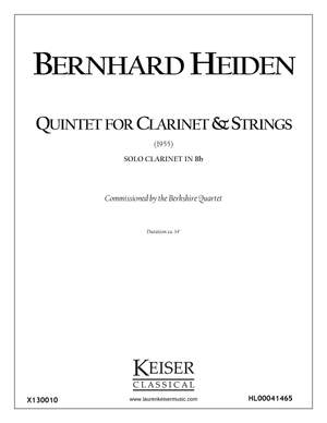 Bernhard Heiden: Clarinet Quintet