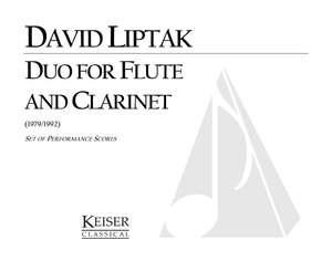 David Liptak: Duo for Flute and Clarinet