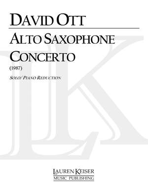 David Ott: Saxophone Concerto (Piano Reduction)