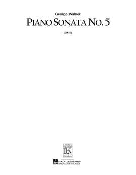 George Walker: Piano Sonata No. 5