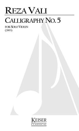 Reza Vali: Calligraphy No. 5