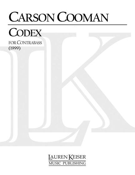 Carson Cooman: Codex