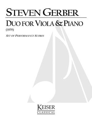 Steven R. Gerber: Duo for Viola and Piano
