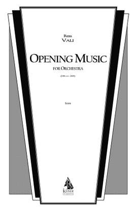 Reza Vali: Opening Music