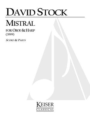 David Stock: Mistral for Oboe and Harp