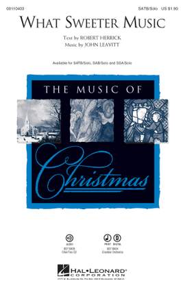 John Leavitt_Robert Herrick: What Sweeter Music
