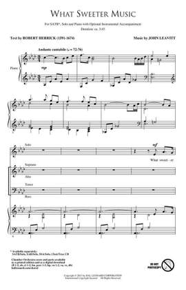 John Leavitt_Robert Herrick: What Sweeter Music