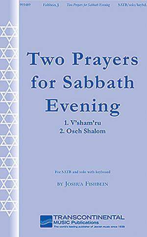 Joshua Fishbein: Two Prayers for Sabbath Evening